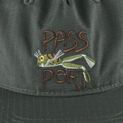 Pass~Port Frog Lure Ripstop Workers Cap - Moss