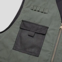 Pass~Port Frog Lure Ripstop Fishing Vest - Moss