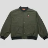 Pass~Port Gardening Satin Jacket - Forest Green