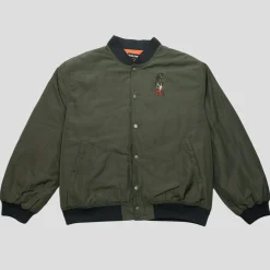 Pass~Port Gardening Satin Jacket - Forest Green