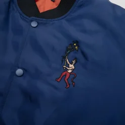 Pass~Port Gardening Satin Jacket - Navy