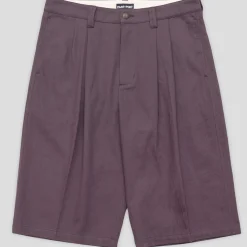 Pass~Port Herringbone Leagues Club Short - Dark Plum