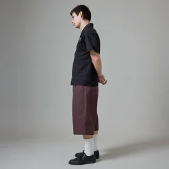 Pass~Port Herringbone Leagues Club Short - Dark Plum