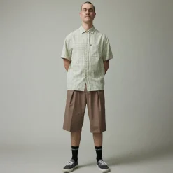 Pass~Port Herringbone Leagues Club Short - Light Brown