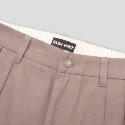 Pass~Port Herringbone Leagues Club Short - Light Brown