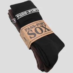 Pass~Port Hi Sox 3-Pack - Black / Forest Green / Brown