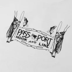 Pass~Port Hook & Line Tee - White