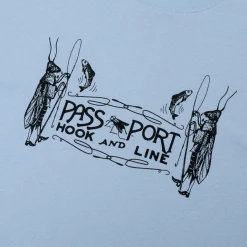 Pass~Port Hook & Line Tee - Stonewash Blue