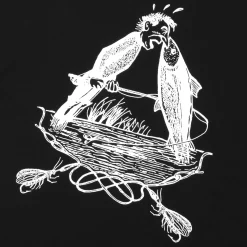 Pass~Port Hook & Line Tee - Black