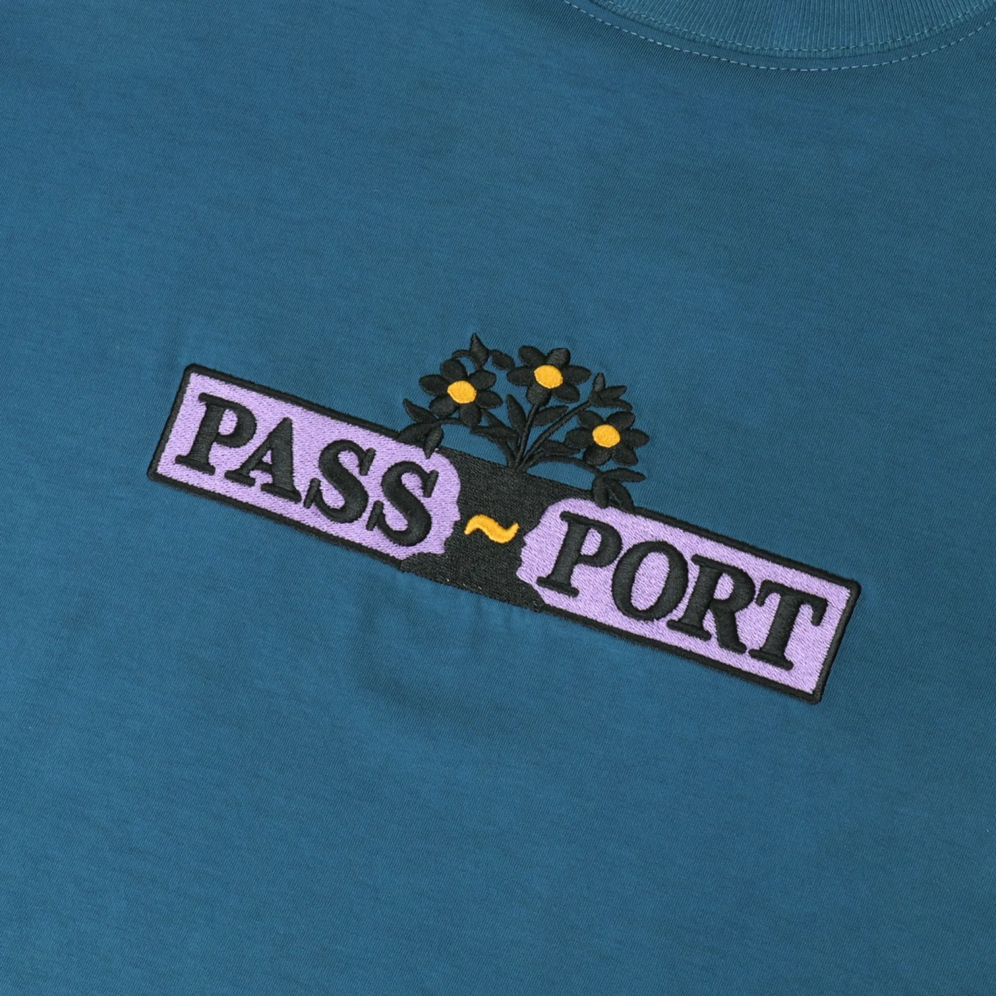 Pass~Port House Plant Organic Tee - Teal