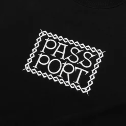 Pass~Port Invasive Embroidered Sweater - Black