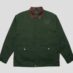 Pass~Port Invasive Logo Yard Jacket - Forest Green