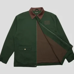 Pass~Port Invasive Logo Yard Jacket - Forest Green