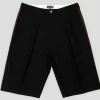Pass~Port Leagues Club Striped Short - Black / Brown