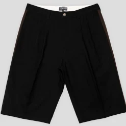 Pass~Port Leagues Club Striped Short - Black / Brown