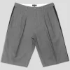 Pass~Port Leagues Club Striped Short - Grey / Black