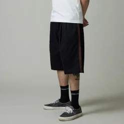 Pass~Port Leagues Club Striped Short - Black / Brown