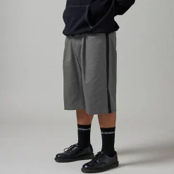 Pass~Port Leagues Club Striped Short - Grey / Black