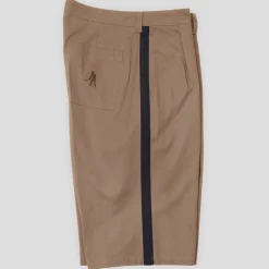 Pass~Port Leagues Club Striped Short - Taupe / Black