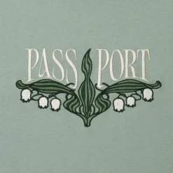 Pass~Port Lily of The Valley Tee - Stonewash Green