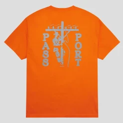 Pass~Port Line~Worx Pocket Tee - Safety Orange