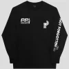 Pass~Port Long Con Long-sleeve Pocket Tee - Black