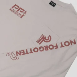 Pass~Port Long Con Long-sleeve Pocket Tee - Stone