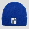 Pass~Port Long Con Waffle Knit Beanie - Royal Blue