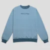 Pass~Port Official Contrast Organic Sweater - Baltic Blue