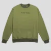 Pass~Port Official Contrast Organic Sweater - Olive