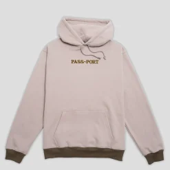 Pass~Port Official Contrast Organic Hoodie - Khaki