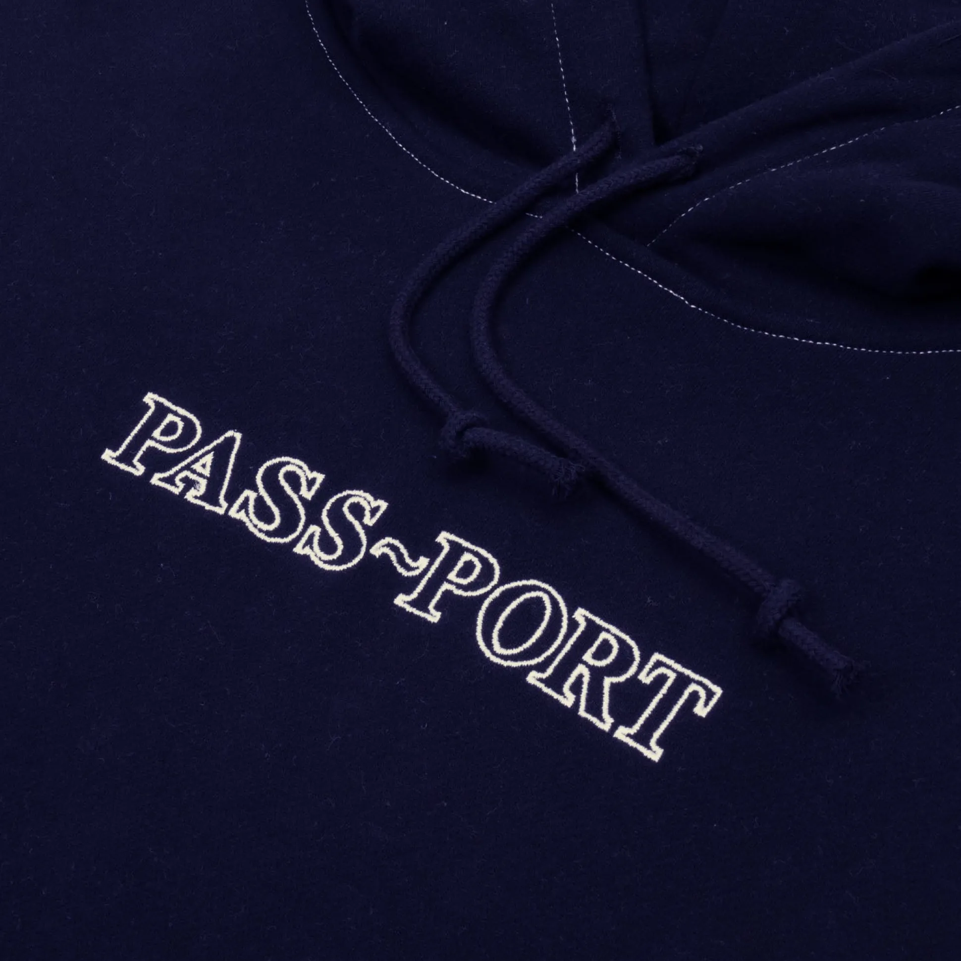 Pass~Port Official Organic Hoodie - Navy