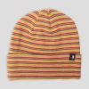 Pass~Port Organic Cotton Stripe Knit Beanie - Mustard Multi