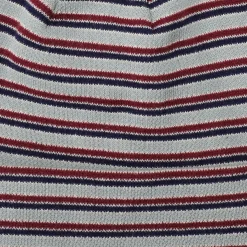 Pass~Port Organic Cotton Stripe Knit Beanie - Light Blue Multi