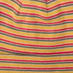 Pass~Port Organic Cotton Stripe Knit Beanie - Mustard Multi