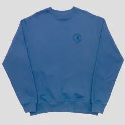 Pass~Port Organic Embroidery Sweater - Royal Blue