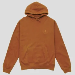 Pass~Port Organic Embroidery Hoodie - Burnt Orange