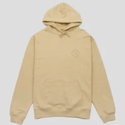Pass~Port Organic Embroidery Hoodie - Sand