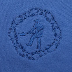 Pass~Port Organic Embroidery Hoodie - Royal Blue