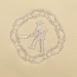 Pass~Port Organic Embroidery Hoodie - Sand