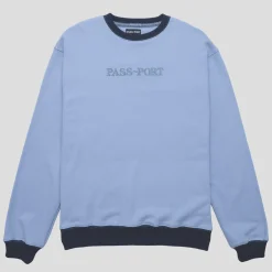 Pass~Port Organic Tonal Sweater - Baby Blue