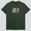 Pass~Port Patchwork Tee - Forest Green
