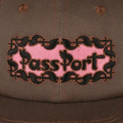 Pass~Port Pattoned Casual Cap - Bark