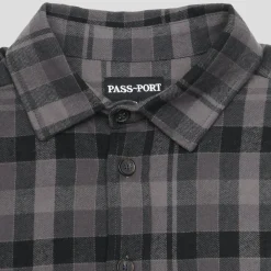 Pass~Port Potters Mark Workers Flannel - Grey