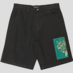 Pass~Port Quandong Workers Club Jean Short - Washed Black