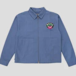 Pass~Port Radish Herringbone Workers Jacket - Harbour Blue