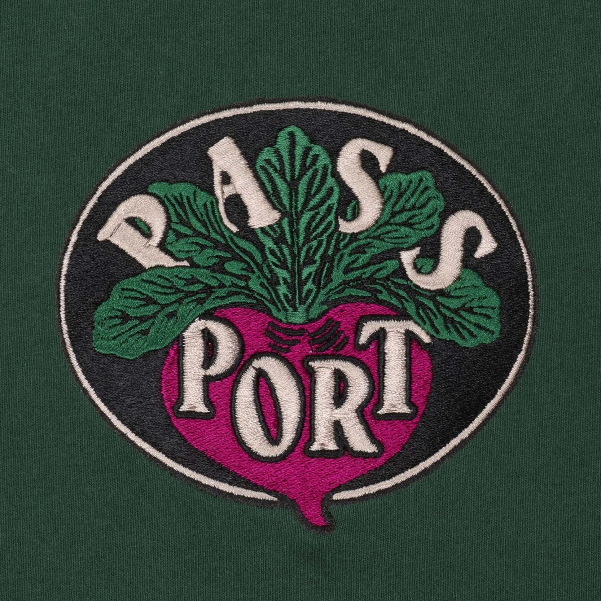 Pass~Port Radish Tee - Forest Green