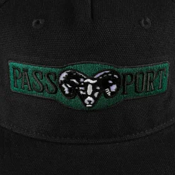 Pass~Port Ram Heavy Canvas Workers Cap - Black
