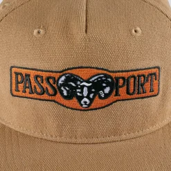 Pass~Port Ram Heavy Canvas Workers Cap - Camel