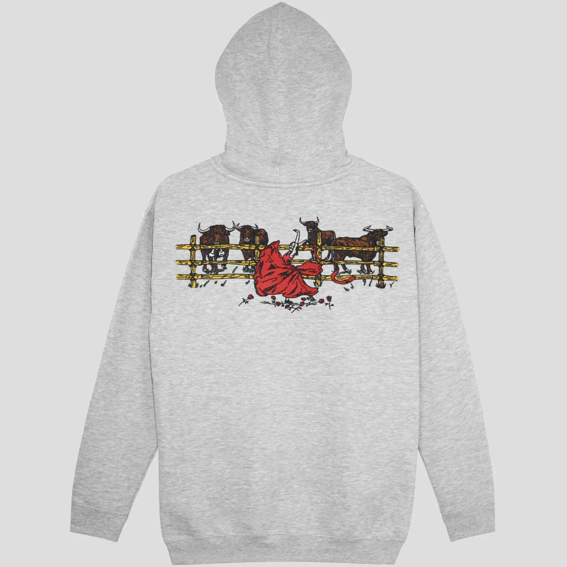 Pass~Port Red Flag Hoodie - Ash